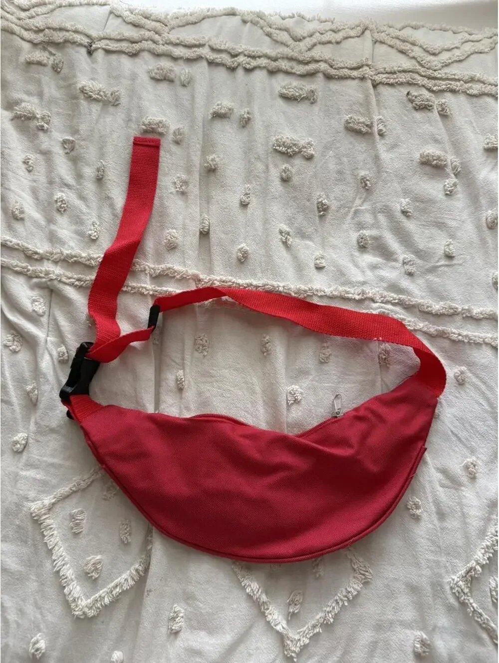 Disney Minnie Mouse Red Fanny Pack Waist Bag Adjustable Strap